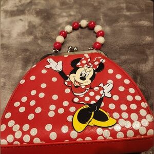 Disney Minnie Mouse Red and White Mini Bag